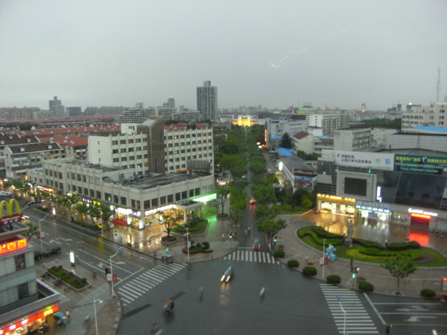 beach town area
